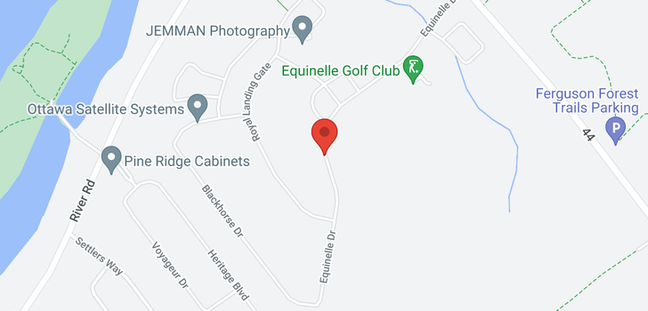 map of 114 EQUINELLE DRIVE